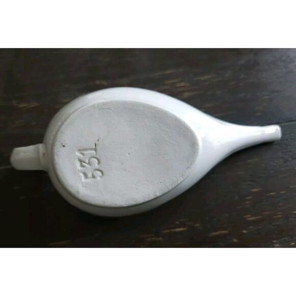 Vintage Porcelain sick duck . Baby, Invalid Feeder, Papboat - Picture 5 of 5